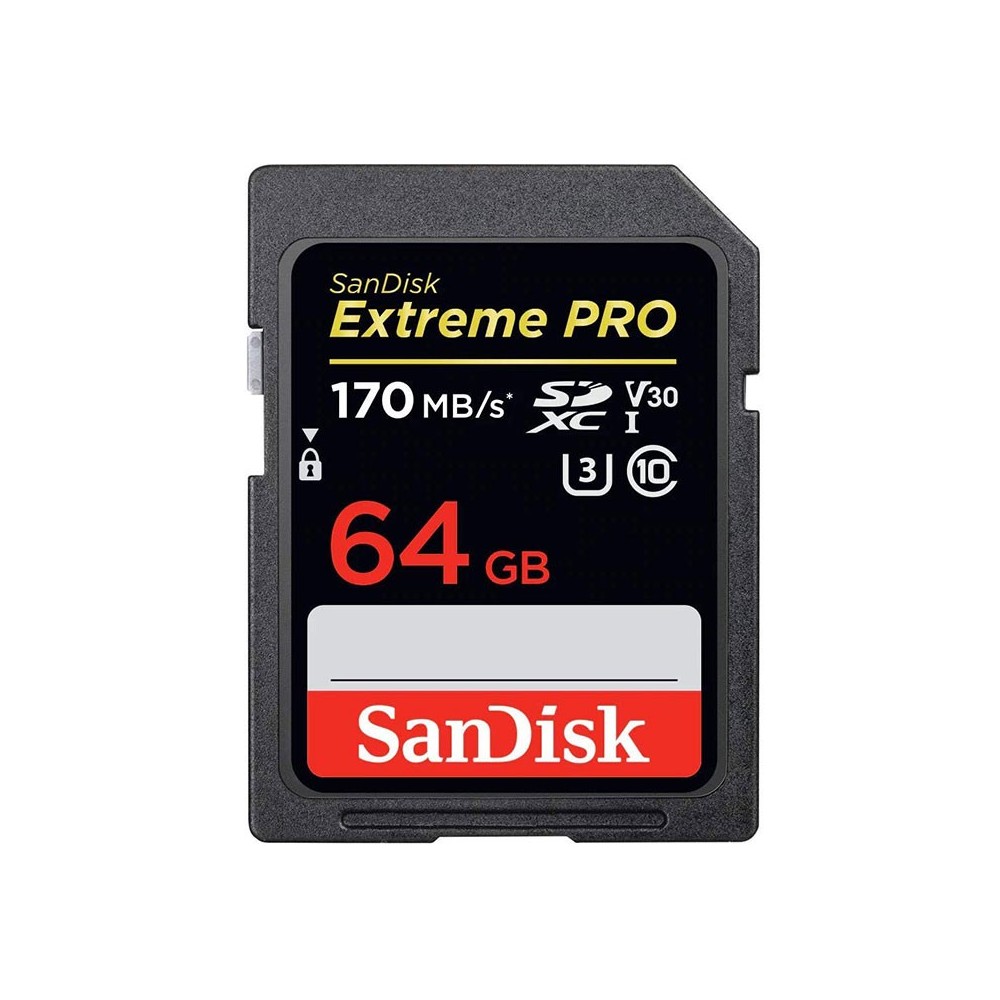 Scheda di memoria SDXC Sandisk Extreme Pro 64 GB V3