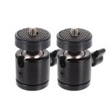 PACK of 2 ball head tracker VR ¼ screws for tripod