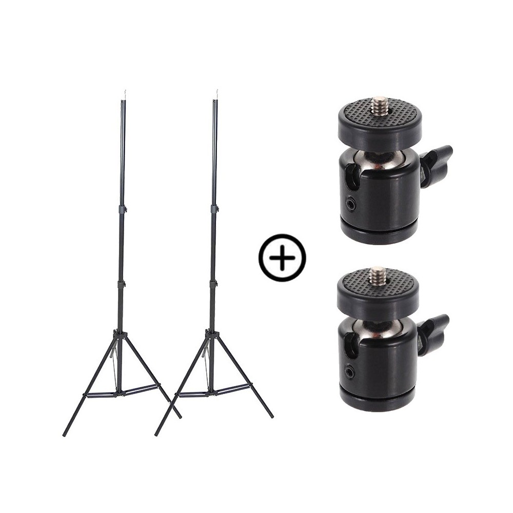 Stativpaket 220 cm & Kugelköpfe für Basisstationen