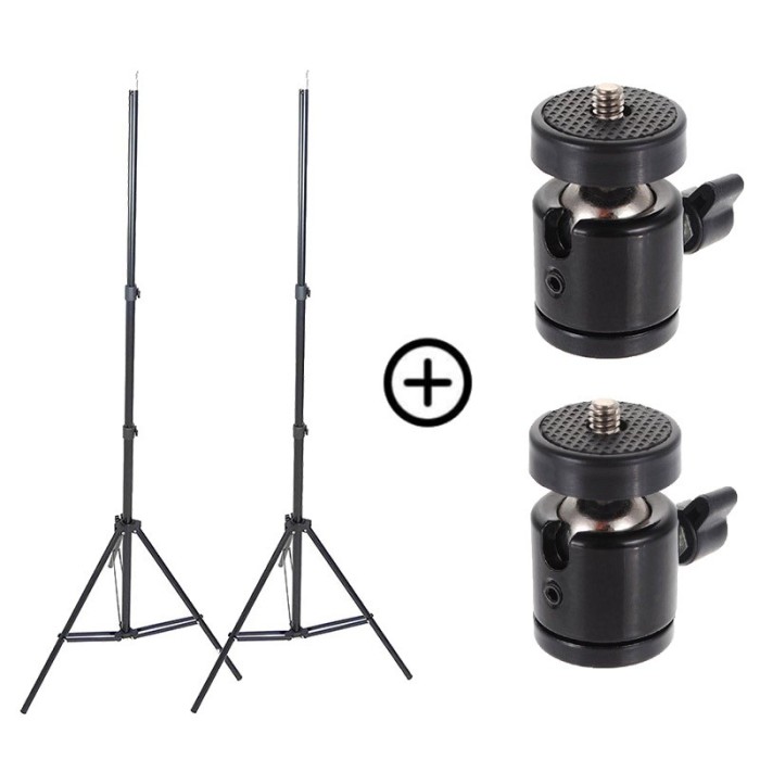 Pack trépieds 220cm & rotules pour stations de base