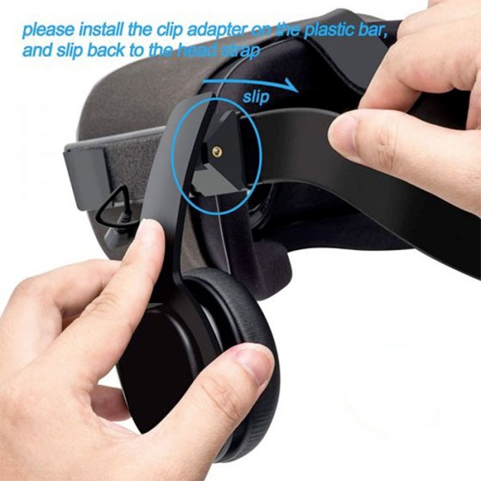 Stereo-geluidset met koptelefoon voor Oculus Quest
