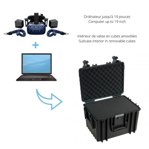 De 5500 B&W opbergkoffer voor VR-headset