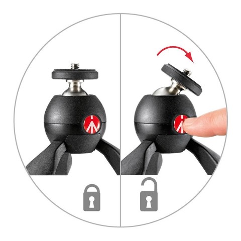 Treppiede Pixi Manfrotto per fotocamere compatte 2