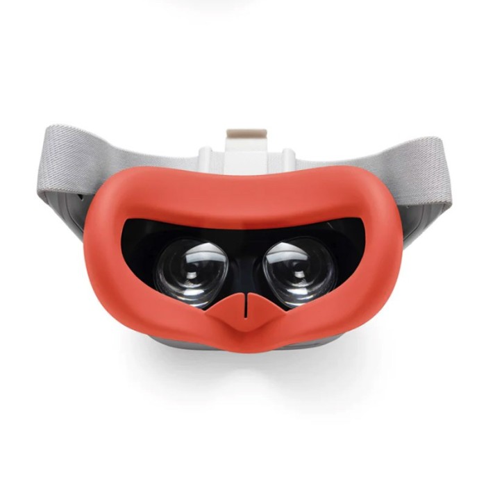 Custodia nera in silicone per inserto Oculus Quest 2