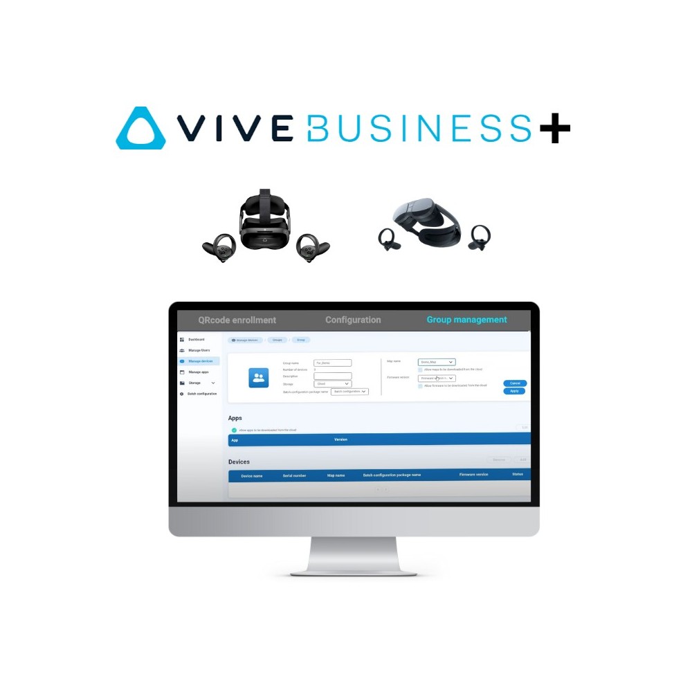 HTC Vive Zakelijke Licentie + Pro (met LBE)