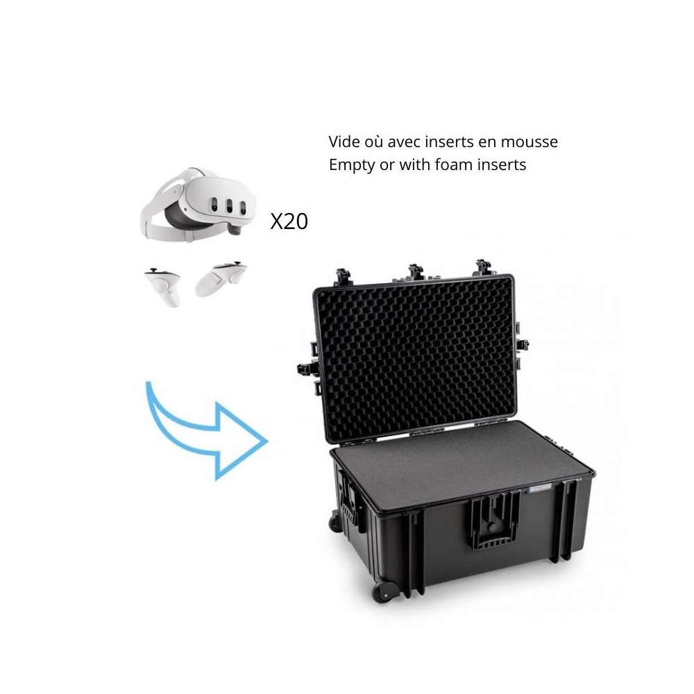 B&W 7800 VR/AR headset suitcase
