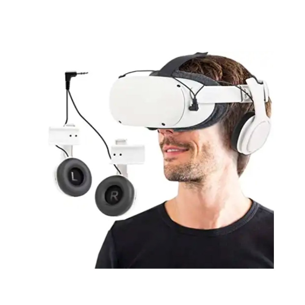 Kit de son stereo avec écouteurs pour oculus quest 2