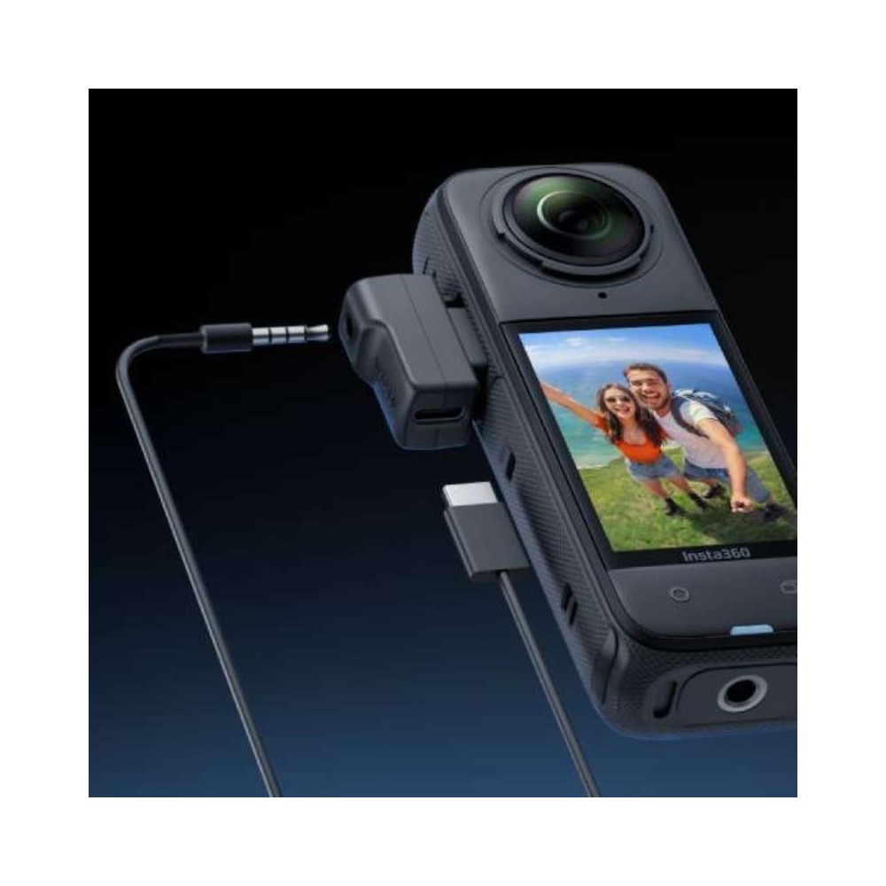 Microfoonadapter voor Insta360 X4 | 360° video | Xonevo.com