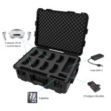 Maleta VR ProCase L – Transporte intensivo para 8 cascos VR