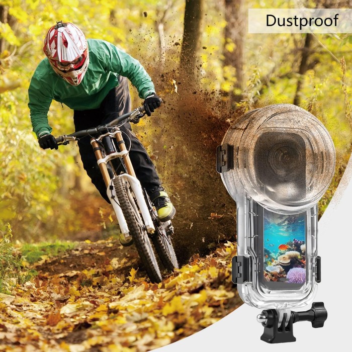 Caja de buceo invisible 60m para Insta360 X5