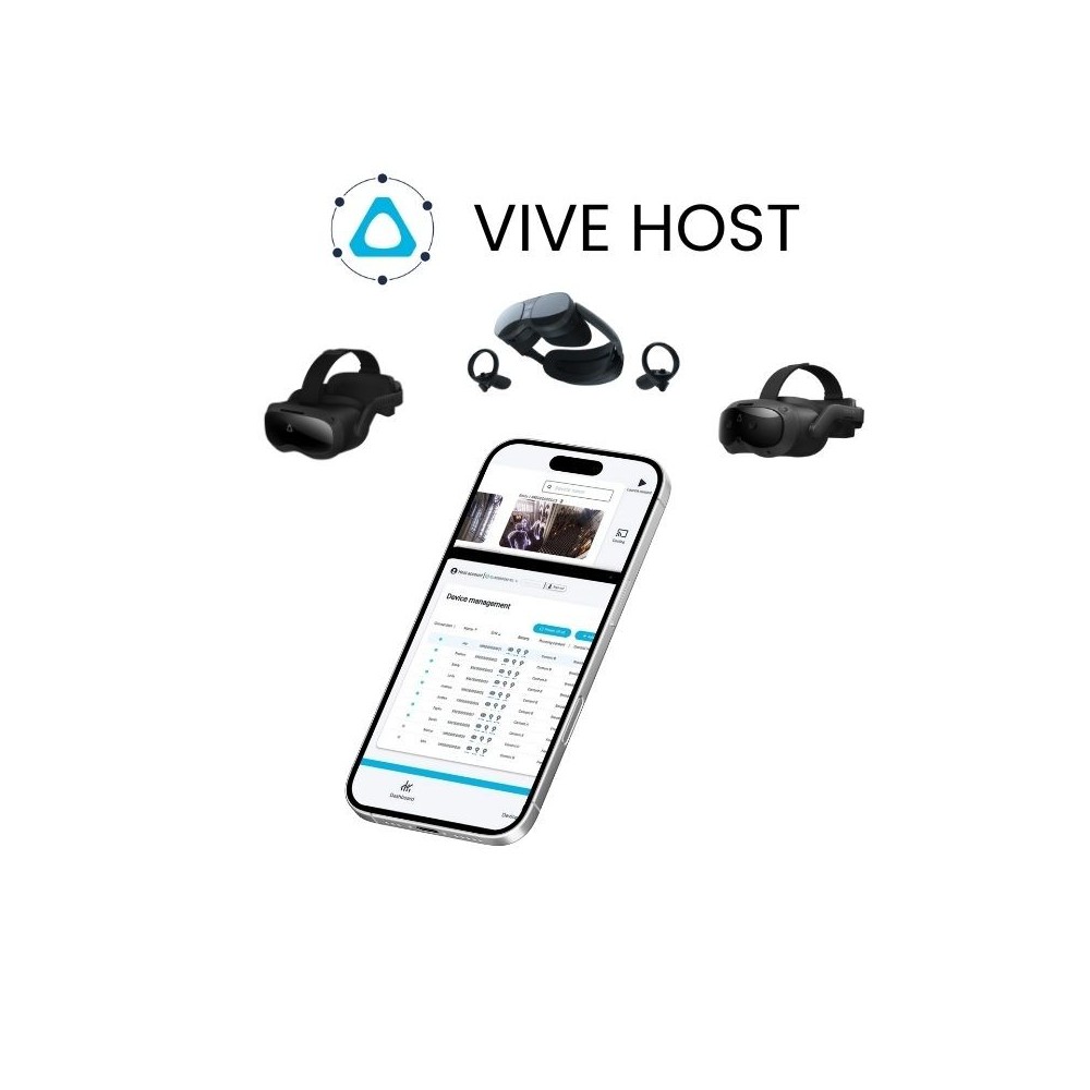 VIVE Host – Centrale beheerapplicatie voor VR/MR-headsets