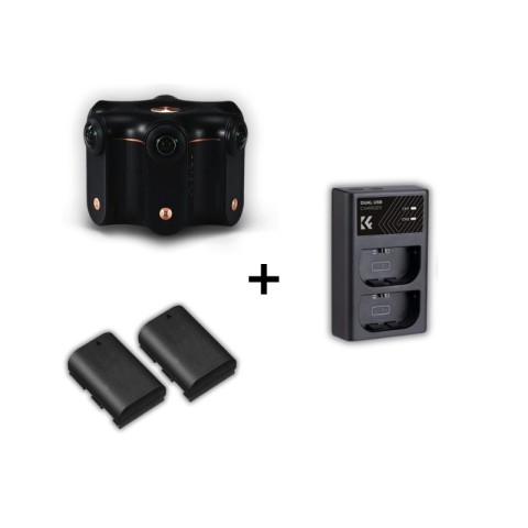Essentielles Paket: Kandao Obsidian R + Doppel-Ladegerät + 2 Batterien
