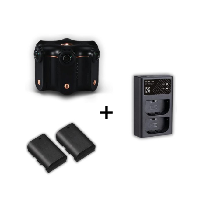Essential Pack: Kandao Obsidian R + Dual Charger + 2 Batteries