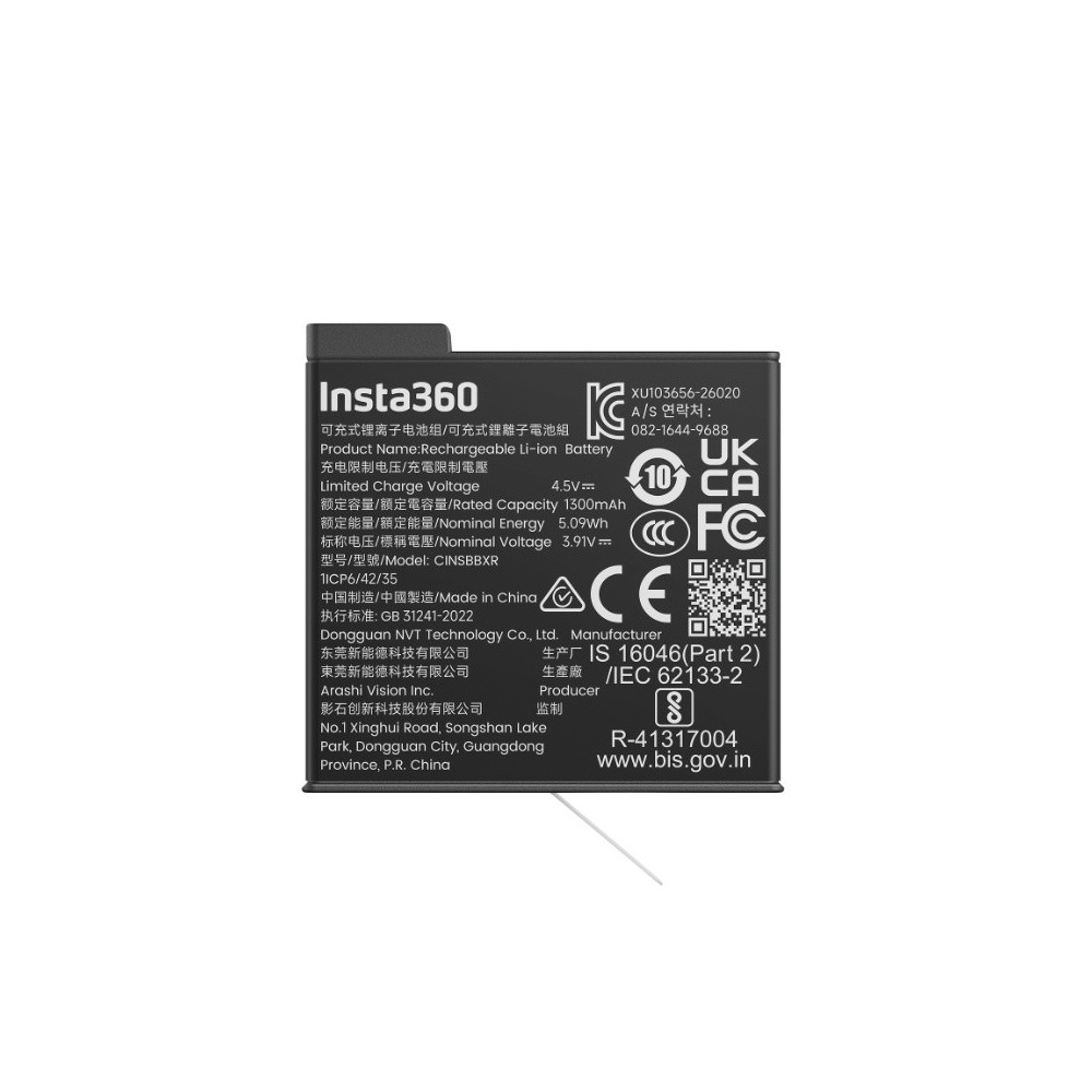 Lite Batterij Insta360 X6 1300 mAh | Xonevo