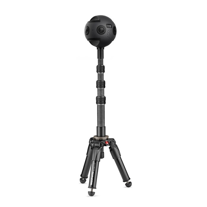 Base trípode Cámara 360° VR + Media Bola